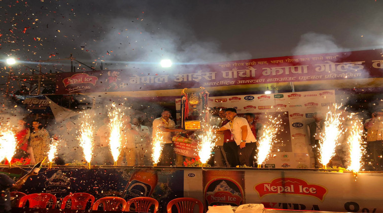 चौथो पटक आर्मीले उचाल्यो झापा गोल्डकपको उपाधि